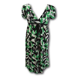 BisouBisou Empire Waist Graphic Sleeveless Dress 4